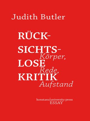 cover image of Rücksichtslose Kritik